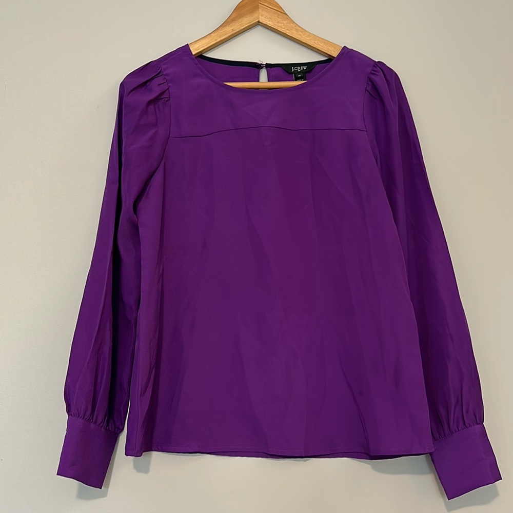 J Crew Purple Blouse